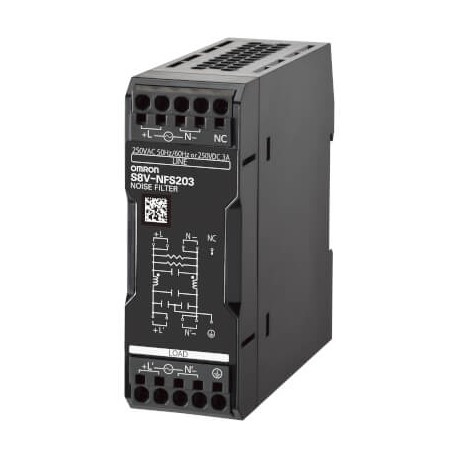 Omron S8V-NFS206 S8VNFS206 OMRON Accessory noise filter for power supplies, rated voltage 250 Vac/dc, ra..